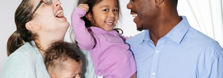 family laughing